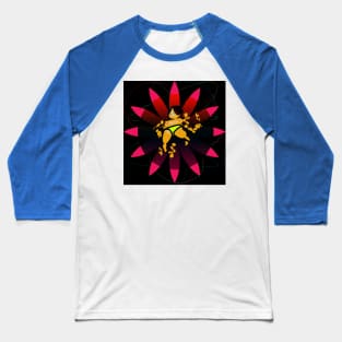 Woman and Flower Baseball T-Shirt